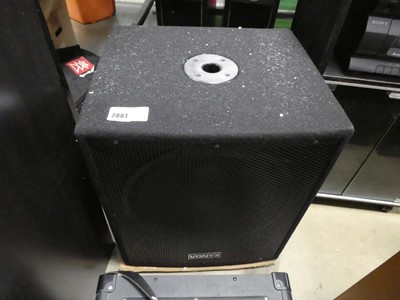 Lot 2661 - Vonyx speakers