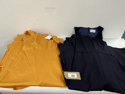Lot 12x Alice Fawke dresses in navy & mustard...