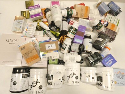 Lot 2413 - Mixed lot of vitamins and supplements