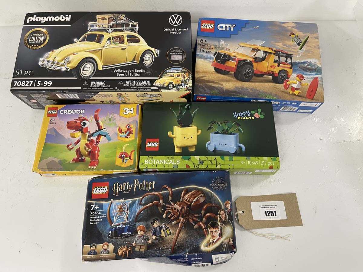 Lot 4x Boxed Lego sets to include 31145, 60453,...