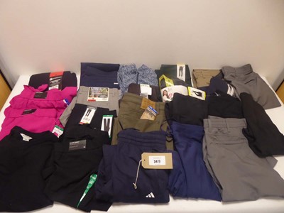 Lot 3473 - x22 mixed clothing items to include English...