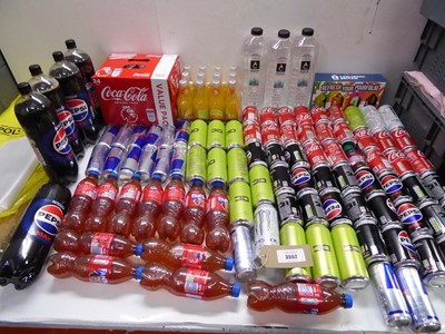 Lot 3552 - Pepsi, Coca-cola, 3D & Monster energy drinks,...