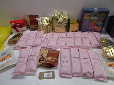 Lot 3554 - Selection of ground coffee beans including...