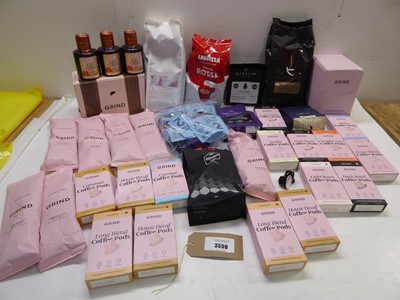 Lot 3559 - Selection of coffee beans, Iced coffee and...