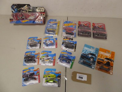 Lot 3703 - An assortment of 13 boxed Hot Wheels + 2 boxed...