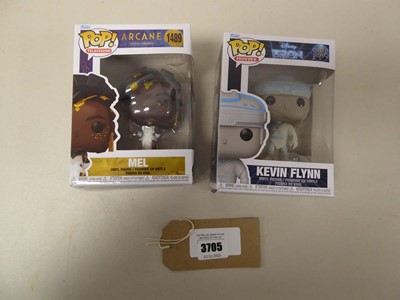 Lot 3705 - 2 boxed Funko Pop!, Tron 'Kevin Flynn' +...