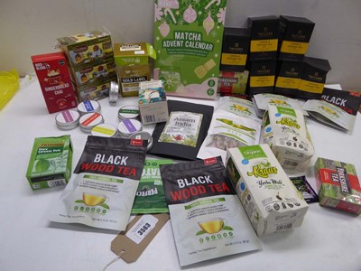 Lot 3563 - Selection of tea bags and loose tea