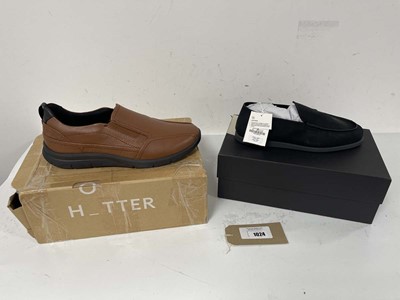 Lot 2x Boxed pairs of shoes to include Hotter UK11...