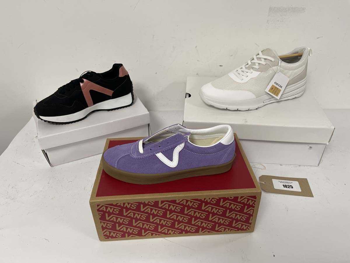 Lot 1025 - 3x Boxed pairs of trainers to include Only...