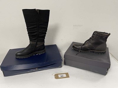Lot 2x Boxed pairs of boots to include Lunar UK8 &...