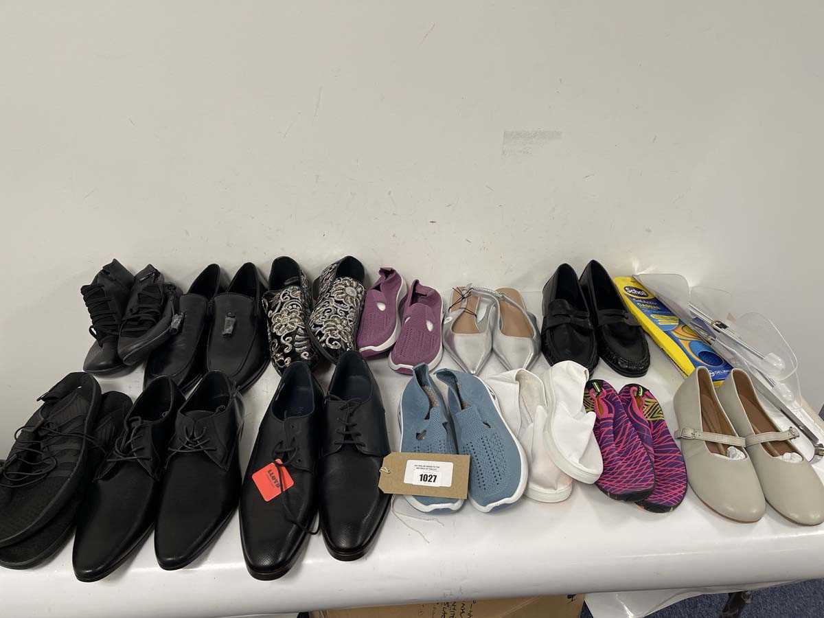 Lot 1027 - 13x Pairs of shoes in various styles