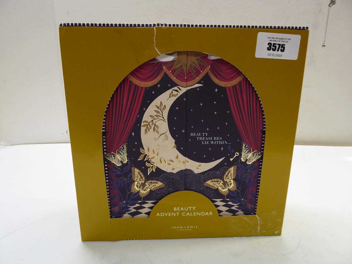 Lot 3575 - John Lewis beauty advent calendar