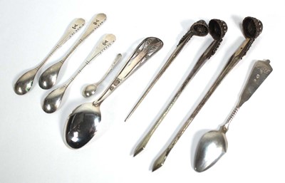 Lot 349 - A group of Continental silver and metalware...