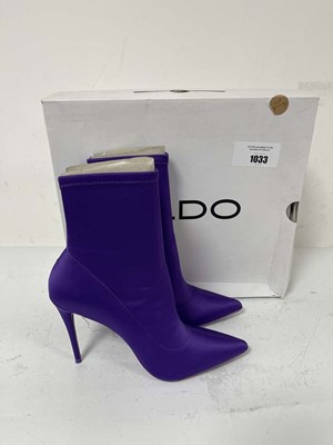 Lot Aldo cirelle boots in purple size UK6 - boxed
