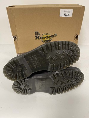 Lot 1034 - Dr Martens jadon boots in burgandy size UK8 -...