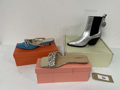 Lot 3x Boxed pairs of shoes to include Simmi UK6,...