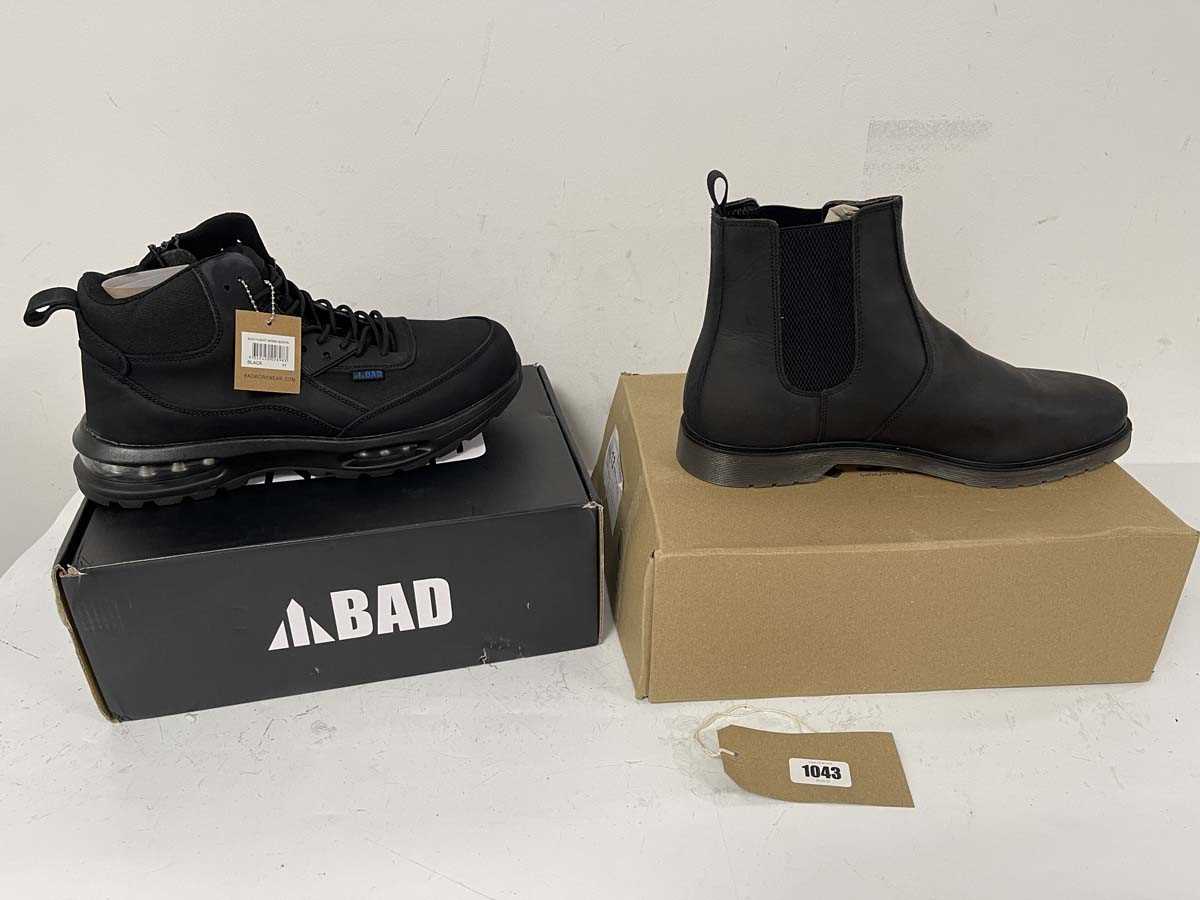 Lot 2x Boxed pairs of work safety boots to include...