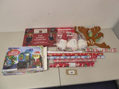 Lot 3714 - An assortment of Christmas related items,...