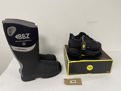 Lot 2x Pairs of work safety boots to include...