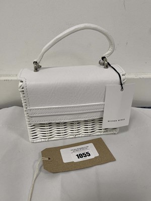 Lot Wicker Wings handbag in white