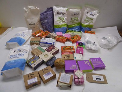 Lot 3596 - Epsom salts, hand wash, soaps, bath bombs etc