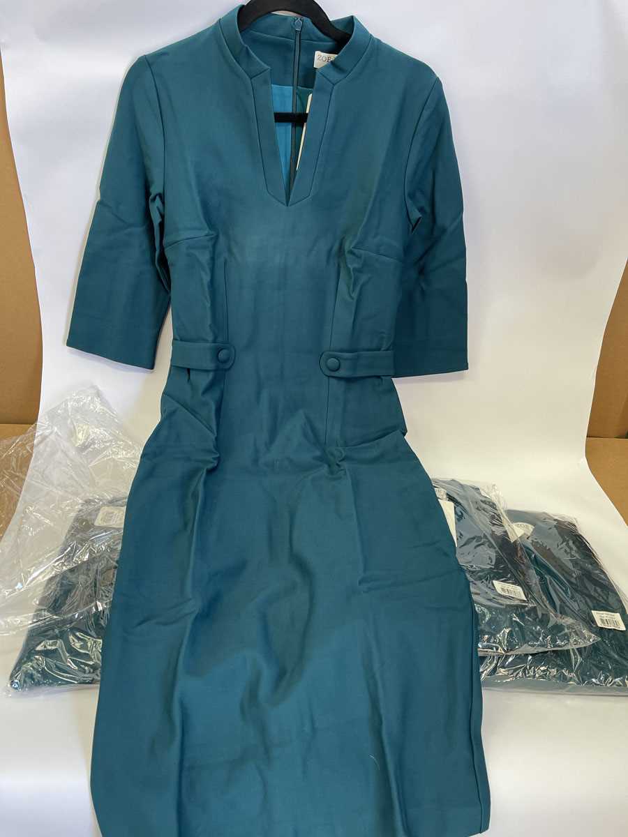Lot 5x Zoe Vine Faith dresses in petrol, various...