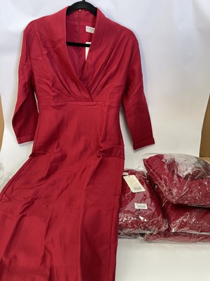 Lot 5x Zoe Vine Stella dresses in red with 2x...