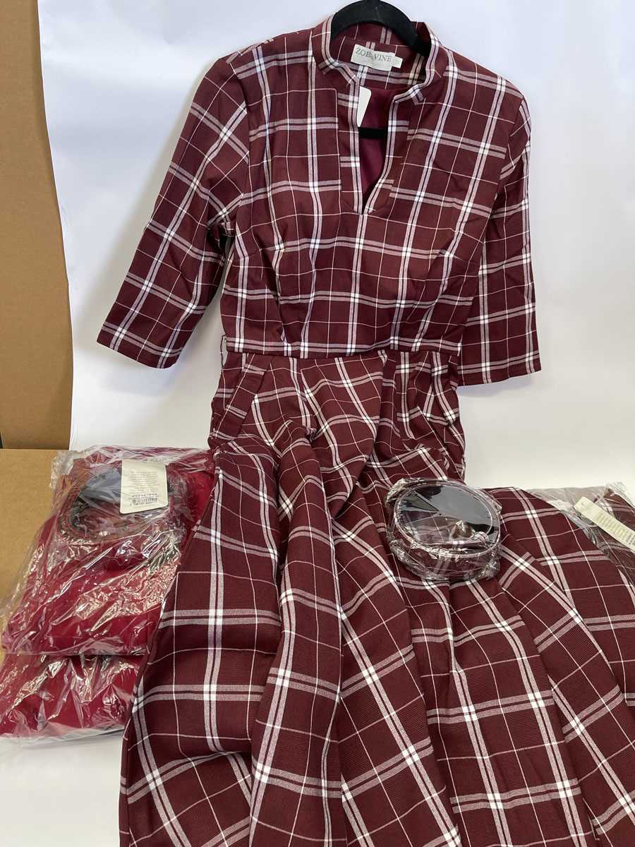 Lot 5x Zoe Vine Katie in wine check and 3x...