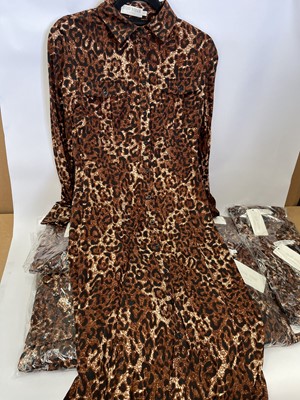 Lot 10x Zoe Vine Jodie dresses in leopard print,...