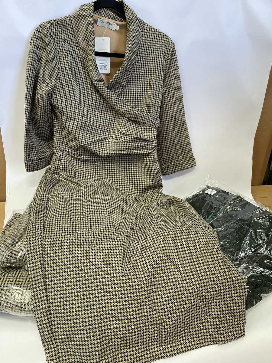 Lot 6x Zoe Vine Stella dresses in green and 4x...