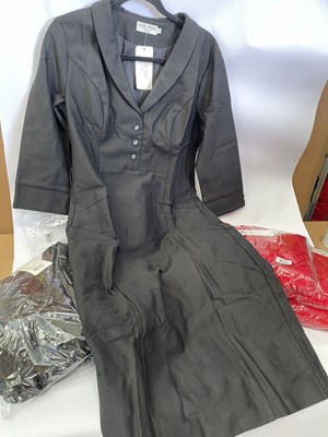 Lot 5x Zoe Vine Lorna dresses in red and 3x Verity...