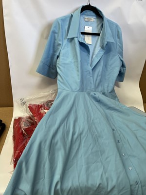 Lot 2x Zoe Vine Valerie dresses in light blue and...