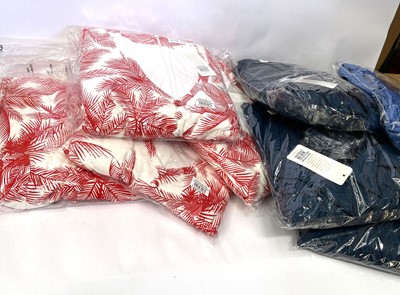 Lot 4x Zoe Vine Fay dresses in palm pattern and 4x...