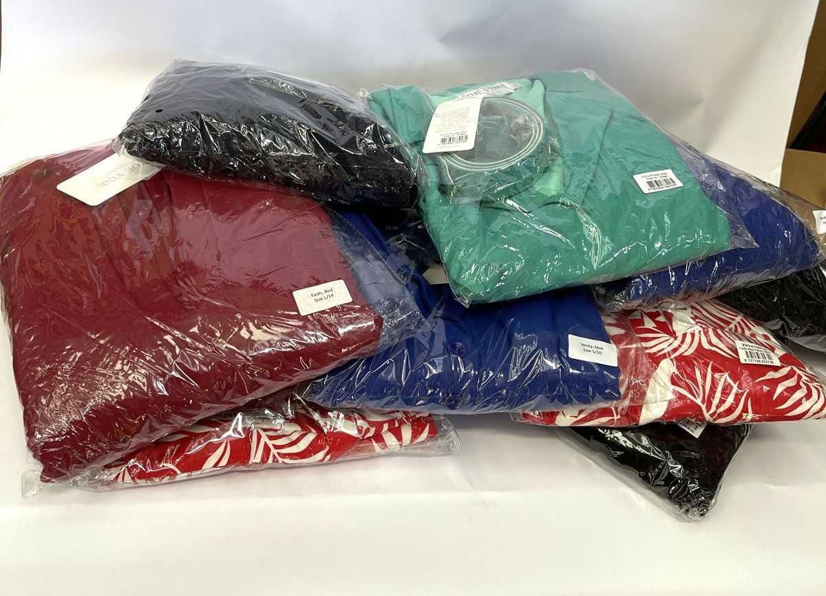 Lot 6x Zoe Vine Holly dresses in brown check and...