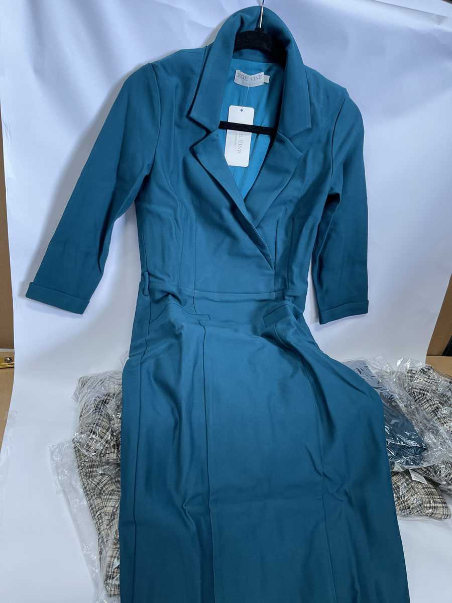 Lot 4x Zoe Vine Martha dresses in purple with 4x...