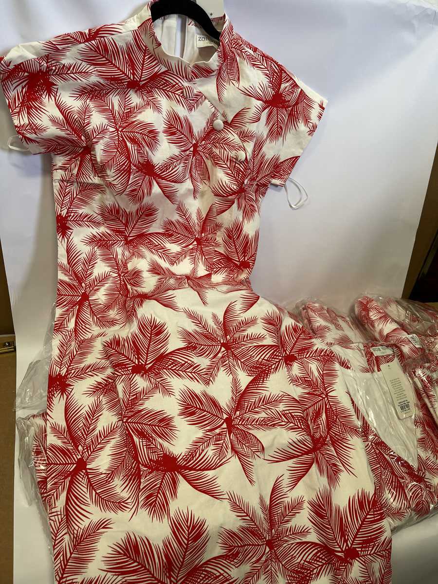 Lot 7x Zoe Vine Faith dresses in purple and 3x Fay...