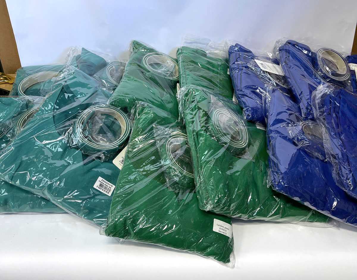 Lot 10x Zoe Vine Martha dresses in teal, various...