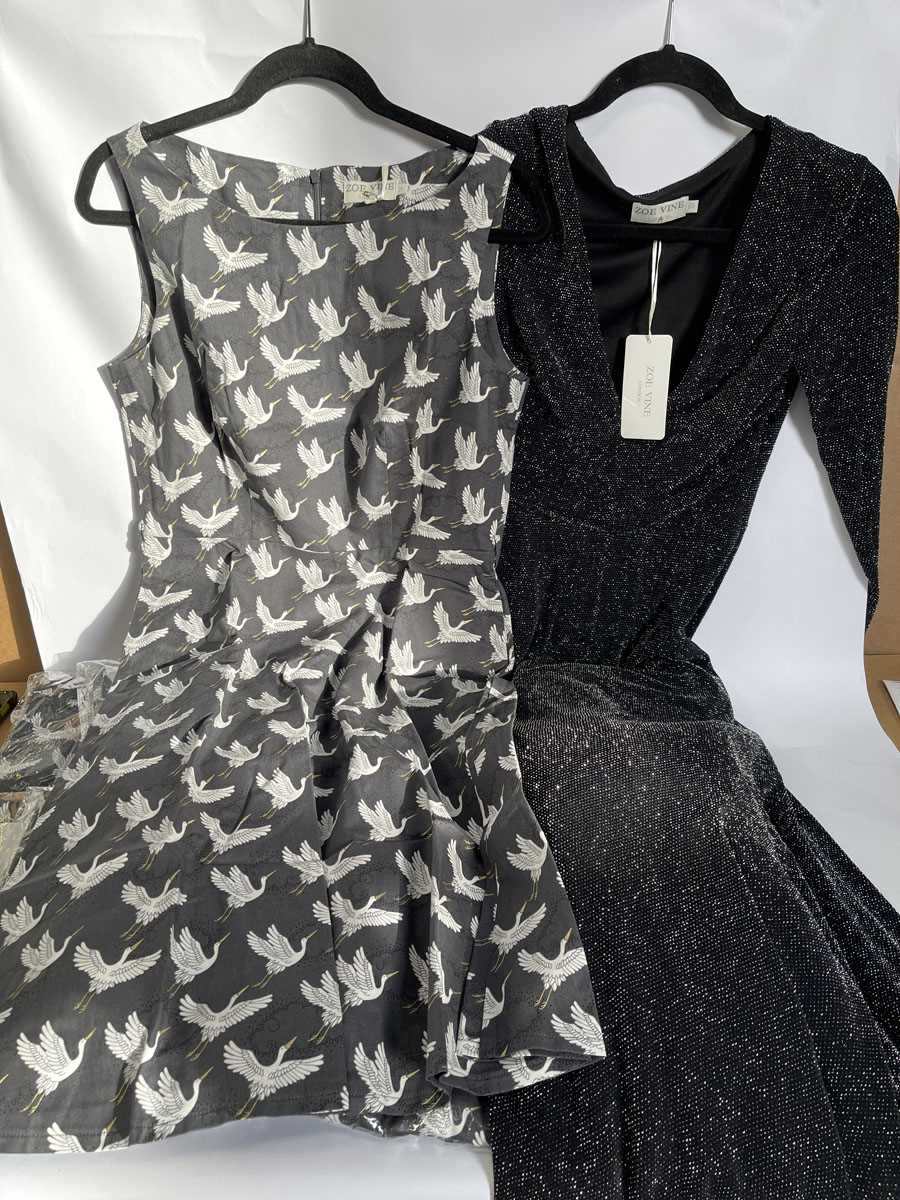 Lot 5x Zoe Vine Mabel dresses in green check and...