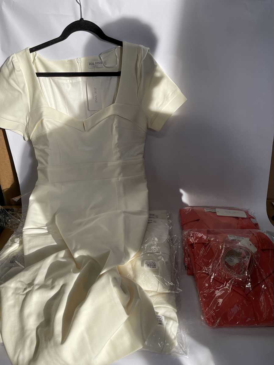 Lot 5x Zoe Vine Georgie & Carly black dresses and...