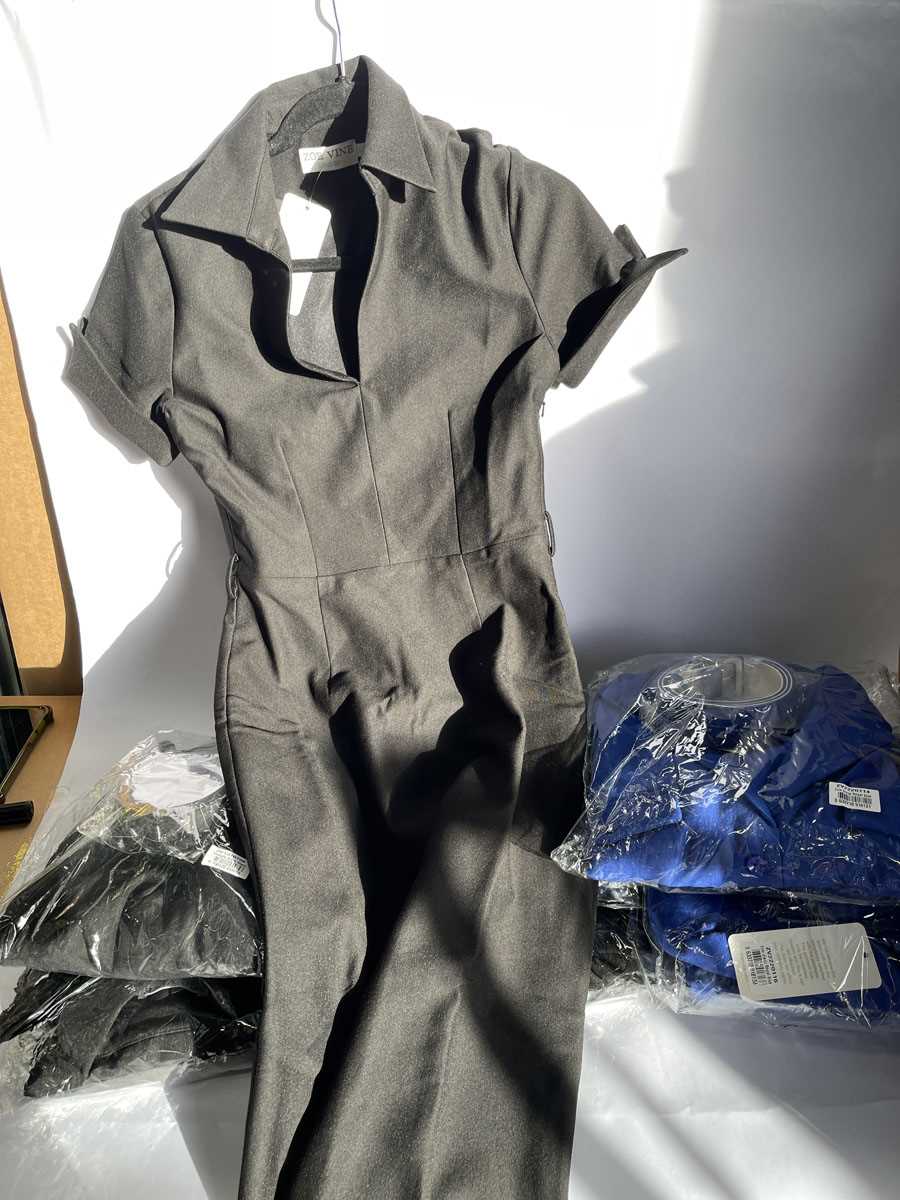 Lot 5x Zoe Vine Erin dresses in red and 3x Agnes...