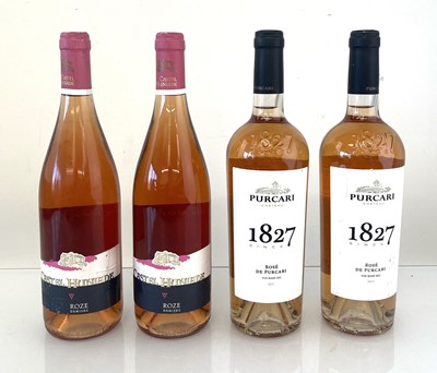 Lot 371 - 11 bottles Rose, 9x Castel Huniade Roze...