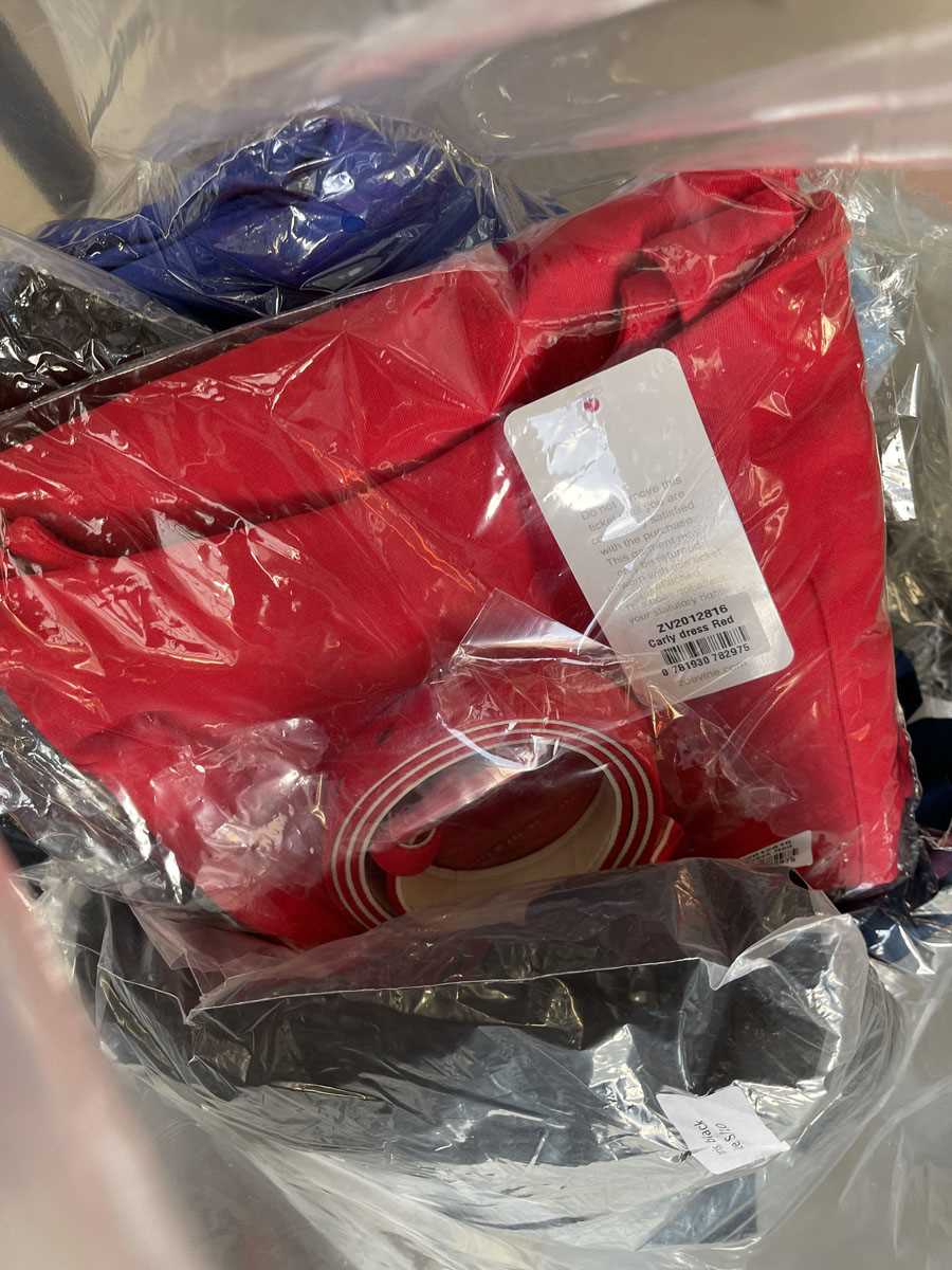 Lot 8x Zoe Vine Mabel greem check dresses in...