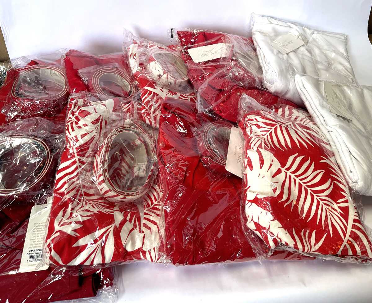 Lot 10x Zoe Vine dresses in black, various styles,...