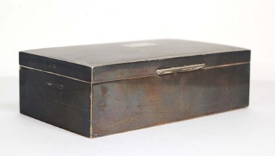 Lot 380 - A mid-20th century silver engine turned...