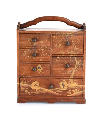 Lot 1 - A 20th century Bombay rosewood tabletop...