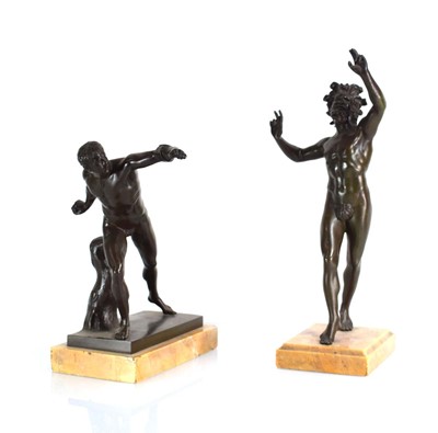 Lot 5 - A 20th century French bronze figure modelled...