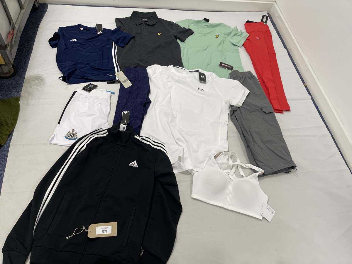 Lot 1073 - Selection of sportswear to include Adidas,...