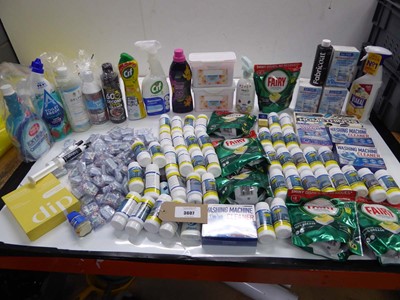 Lot 3607 - Detergent pods, sink and drain cleaner,...