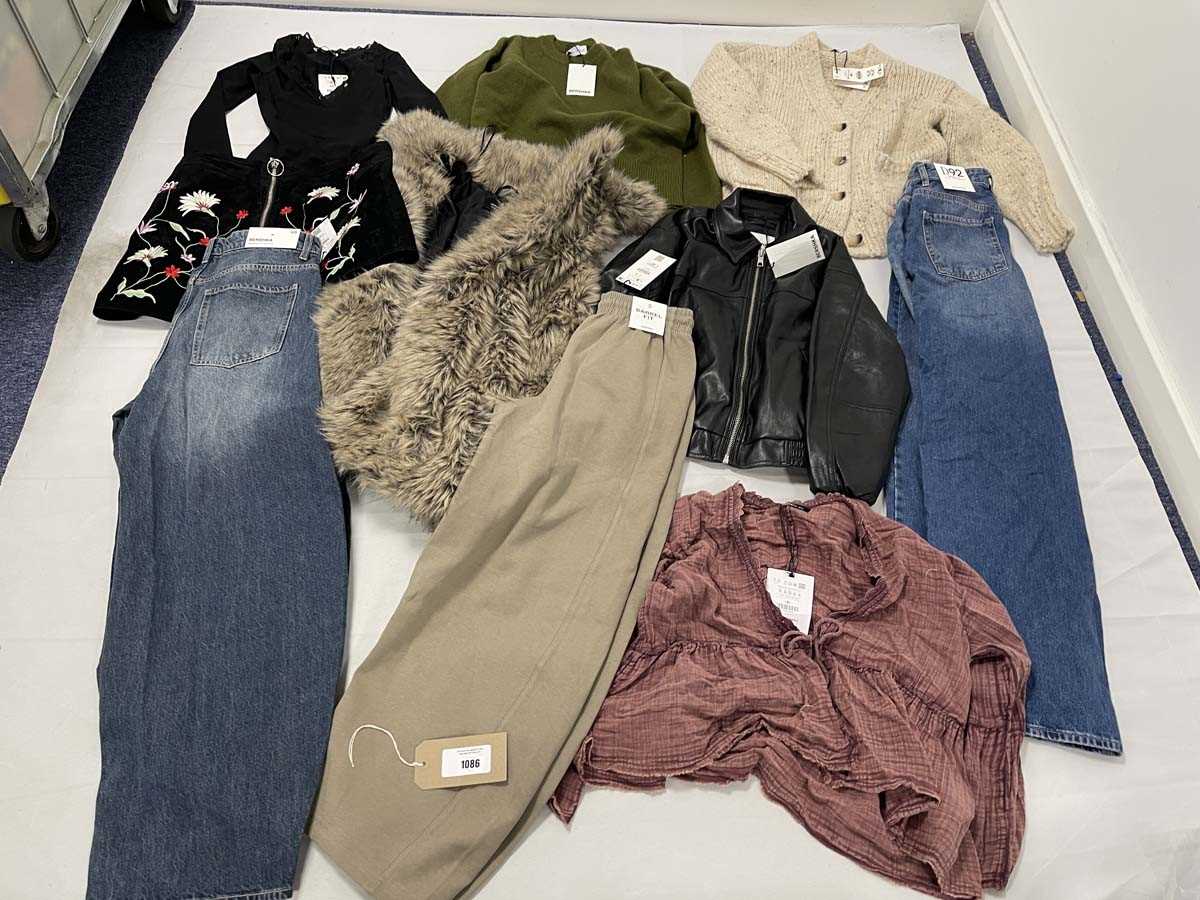Lot 1086 - Selection of Zara & Sister Companies clothing