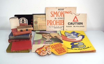 Lot 38 - A group of vintage advertising signs and...